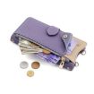 Redmi A5 4G Purple Crossbody Chain Fishtail Litchi Leather Case - 4