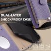 Redmi A5 4G Purple Crossbody Chain Fishtail Litchi Leather Case - 7