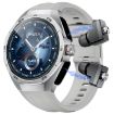 GT97 Smart Watch with 1.53" Round Screen & Bluetooth Earphone - Silver - 1