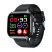 TK17 1.91" Screen Smart Watch with ECG, Silicone Strap - Black - 1
