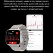 TK17 1.91" Pink Smart Watch with ECG Electrocardiogram & Silicone Strap - 8