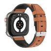TK17 1.91" Horizontal Screen Smart Watch with ECG, Leather Strap (Brown) - 3