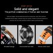HD300 Sports Smart Watch, 1.43" AMOLED, Blood Oxygen, Black Silicone Strap - 6