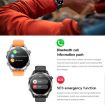 HD300 Sports Smart Watch, 1.43" AMOLED, Blood Oxygen, Black Silicone Strap - 8