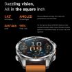 HD300 Sports Smart Watch 1.43" AMOLED, Blood Oxygen, Dual Straps, Orange/Silver - 7