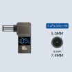 HP 100W Type-C to DC7.4x5.0mm Charging Adapter with Digital Display - 2
