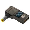 100W Type-C to DC5.5x2.5mm Charging Adapter with Digital Display - 1