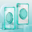 iPad Pro 13 2024 Light Green Rotation Ring Handle TPU Hybrid Case - 4