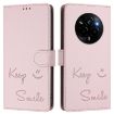 Realme Narzo 80/14 Pro 5G Pink RFID Leather Phone Case India Smile - 2