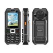 UNIWA M6000 Keypad Phone, 2.4", Dual Flashlights, 4 SIM, UK Plug, Black - 1