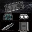 UNIWA M6000 Keypad Phone, 2.4", Dual Flashlights, 4 SIM, UK Plug, Black - 6
