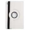 Samsung Galaxy Tab A7 T500 White Litchi Texture 360 Rotating Leather Case - 3
