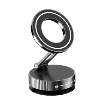 Foldable Vacuum MagSafe Magnetic Phone Holder - Silver Q89 - 1