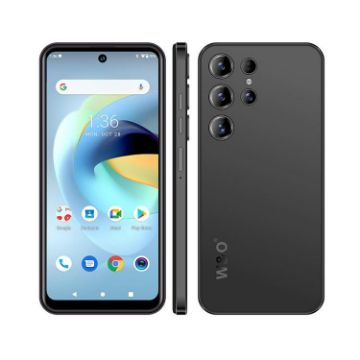 W&O X500 Pro 6.8" 4GB+128GB Android 10 Helio P35 4G AU Plug Black - 1