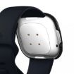 Fitbit Versa 3/Sense Double Row Diamonds PC Protective Case - Black - 4