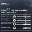 2uul SD11 Espresso Electric Screwdriver Set - Precision Tool Kit - 8