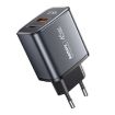 REMAX U2-AC 45W GaN Fast Charger USB & Type-C EU Plug Digital Display - 1