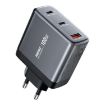 REMAX U2-AC 100W USB Dual Type-C GaN Charger EU Plug Digital Display - 1
