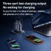 REMAX U2-AC 100W USB Dual Type-C GaN Charger EU Plug Digital Display - 3