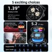Yesido IO29 Waterproof Smart Watch, 1.39" Screen, BT Call/Heart Rate, Black - 3