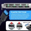 8K DP1.4 DisplayPort Male to Female Cable for Device Testing, 0.3m Length - 3