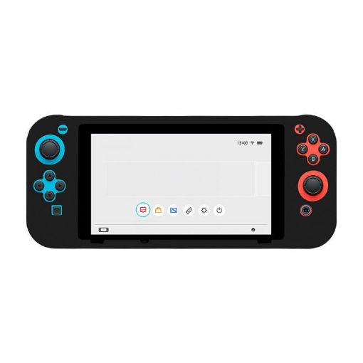Nintendo Switch Solid Color Silicone Protective Case - Black - 1