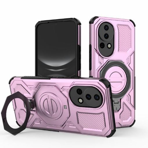 Huawei nova 12 5G J-20 Pink MagSafe Magnetic TPU+PC Phone Case - 1