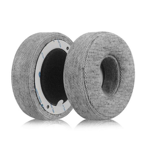 Cotton Replacement Earpads for Beats Solo3/Solo2 - 1 Pair (Grey) - 1