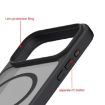 iPhone 17 Air Kalebol MagSafe Tilt Holder PC Hybrid TPU Case Grey White - 7