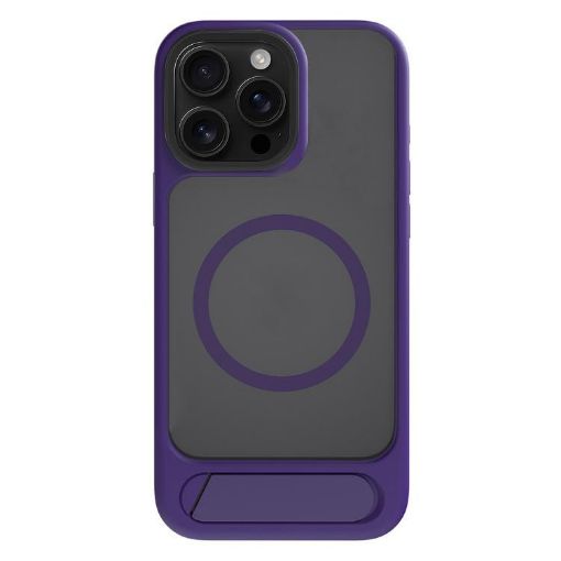iPhone 13 Pro Kalebol MagSafe Tilt Holder Hybrid Case - Purple - 1