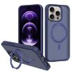 iPhone 14 Pro Max Blue MagSafe Rotating Holder Hybrid Phone Case - 1