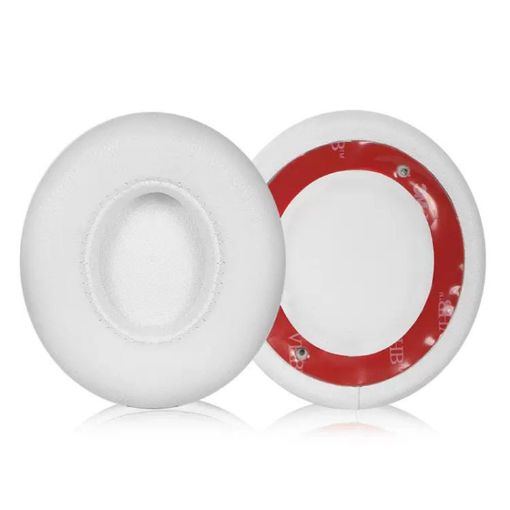 Lambskin Replacement Earpads for Beats Solo3/Solo2 Wireless - White - 1