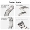 Huawei Watch 4 Pro Titanium Alloy Band - Silver Bamboo Joint HW Buckle - 6