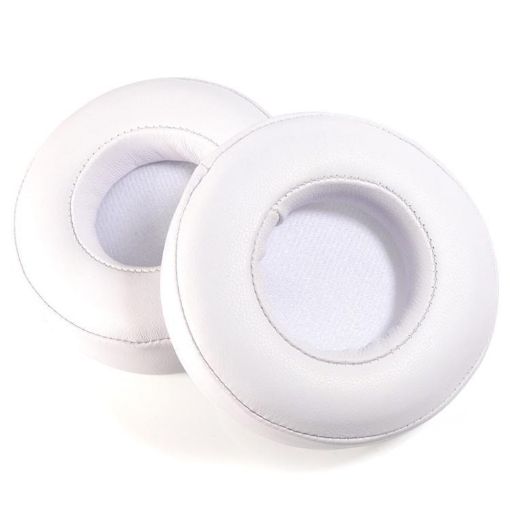 Lambskin Replacement Earpads for Beats Mixr - 2pcs (White) - 1