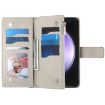 Samsung Galaxy S23 FE 5G Leather Wallet Case with Strap - Dark Blue - 4