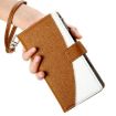 Samsung Galaxy S22 5G Brown Leather Wallet Case with Strap - 7