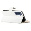 Samsung Galaxy S21 FE 5G White Leather Wallet Case with Strap - 5