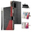 Samsung Galaxy S20 Black Leather Wallet Case with Strap & Card Slots - 1