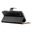 Samsung Galaxy S20 Black Leather Wallet Case with Strap & Card Slots - 5
