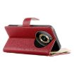 Realme 11 Pro/11 Pro+ Red Leather Wallet Phone Case with Strap - 5