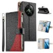 Realme 12/12x/C65 5G Leather Wallet Phone Case with Strap - Black - 1