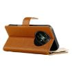 Realme 12/12x/C65 5G Brown Leather Wallet Phone Case with Strap - 5