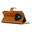 Realme 13/12/Narzo 70 Leather Wallet Phone Case with Strap - Brown - 5