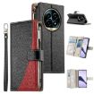 Realme 13 Pro/Pro+ Black Leather Wallet Case with Strap & Card Slots - 1