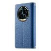 Realme 13 Pro/Pro+ Dark Blue Leather Wallet Case with Strap - 3