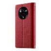 Realme 14 Pro+ Red Leather Wallet Phone Case with Strap & Multi-card Slots - 3