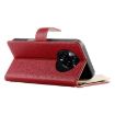 Realme 14 Pro+ Red Leather Wallet Phone Case with Strap & Multi-card Slots - 5