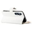 Realme C65 4G Global Leather Wallet Phone Case with Strap - White - 5