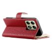Xiaomi 14T Red Leather Wallet Phone Case with Strap & Multi-card Slots - 5