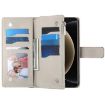 Xiaomi 15 Multi-card Zipper Wallet Leather Phone Case with Strap White - 4